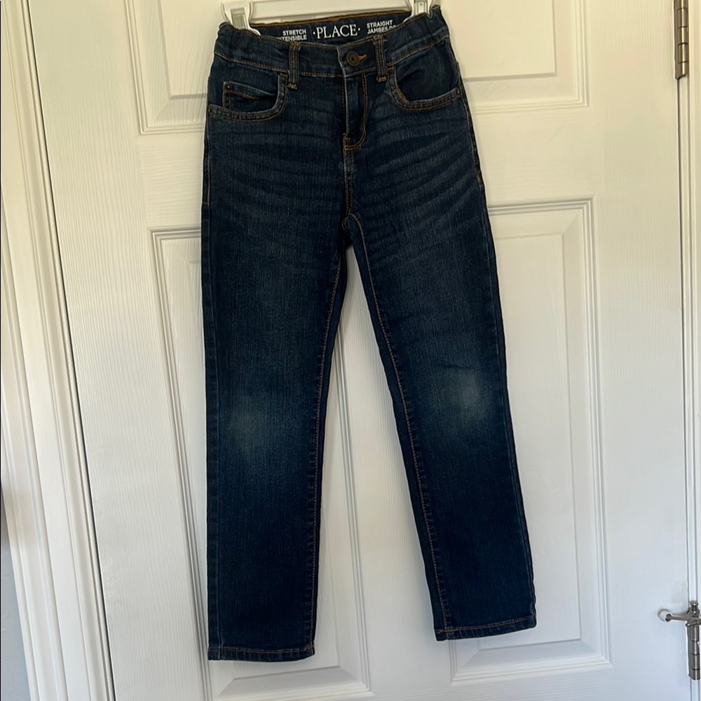 Children's Place Dark Blue Jeans Size 7 Slim